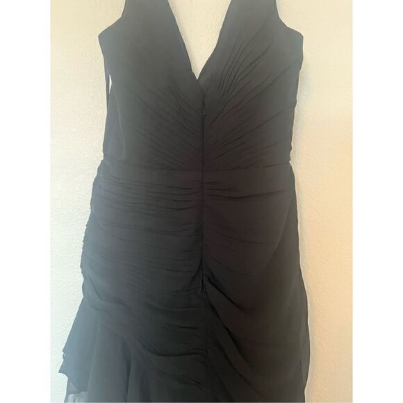 Mac Duggal Ruffle Asymmetric Sheath Dress NEW - Picture 10 of 11